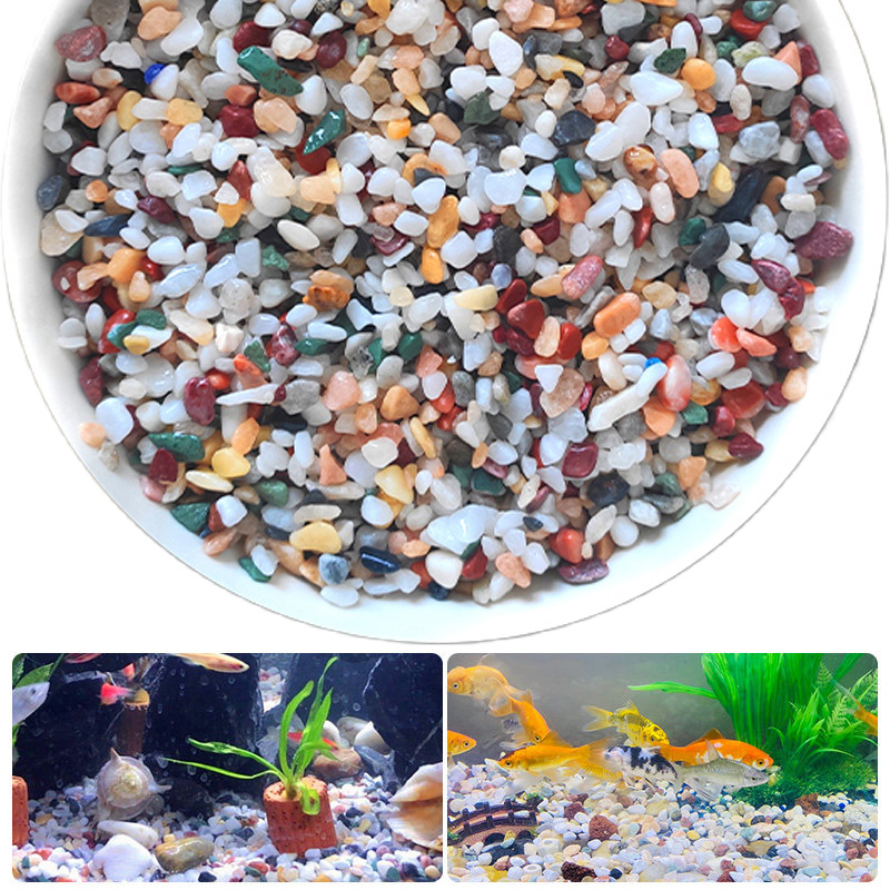 Planted Aquarium With Gravel - Натуральный гравий 200~1000 г для микроландшафта,